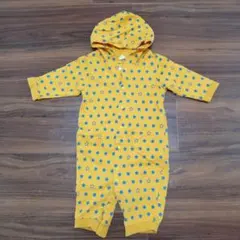 ベビー服　2wayオールフード付き　50〜70cm