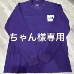 THE NORTH FACE 紫色 長袖Tシャツ