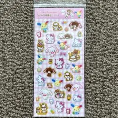 サンリオ ラメ入り樹脂もりシール 平成ミックス