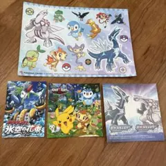 非売品 当時物 ポケモン シール 2枚セット 2007 映画10周年 ステッカー