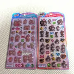 Monchhichi うるちゅる　もんちっちpop seal 2種セット