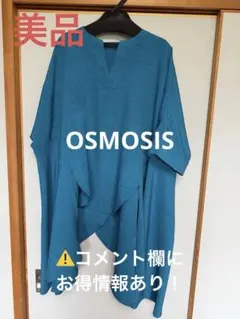 ❤️美品❤️オズモーシス　フレアーヘムブラウスのサムネイル