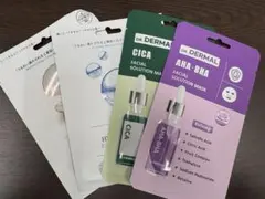 LET'S SKIN MASK/DR.DERMAL フェイスマスク 各2種のサムネイル