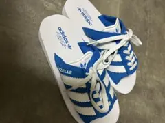 adidas GAZELLE ビーチサンダル ブルー ホワイトのサムネイル