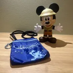 ミッキー置物＆バケパポーチ