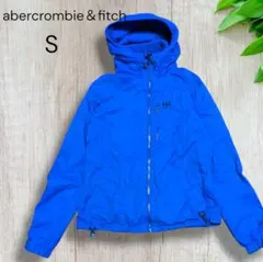 アバクロ　フード付きナイロンジャケット　S　ウインドブレーカー　前開きアウター