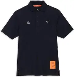 プーマ TK ビッグラベル ポロS/S 633661 プーマブラック Lサイズ