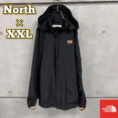 ノースフェイス　マウンテンパーカー　ブラック　メンズXXL