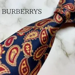 BURBERRYS ペイズリー柄 ネクタイ