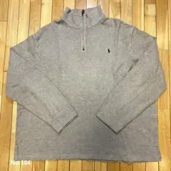 ポロバイラルフローレンハーフジップトップス