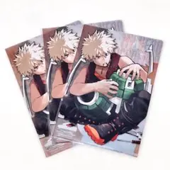 ヒロアカ 爆豪勝己 ジャンプgiga2021winter クリアファイル 3枚