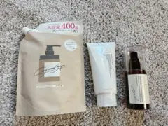 cocone シャンプー詰替用・ヘアエッセンスオイル・洗顔3点セット