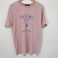 ダブルクローゼット BIGロゴTシャツ　ピンク　mystic Discoatのサムネイル