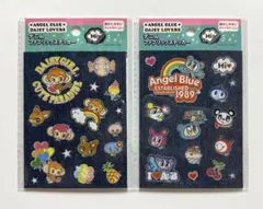 ナルミヤ シール【デニムファブリックステッカー】☆しんちゃんシールのおまけ付き