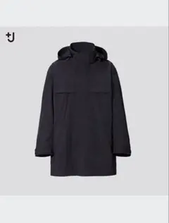 UNIQLO +J オーバーサイズフーデッドハーフコート
