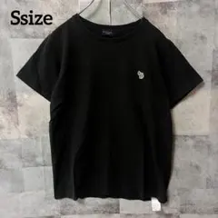 Paul Smith Ssize 半袖Tシャツ ワンポイントロゴ ゼブラ 黒