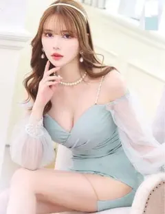 ビジューキャミソールドレス