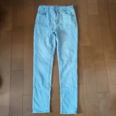 UNIQLO キッズ スキニーデニム 160サイズ ライトブルー