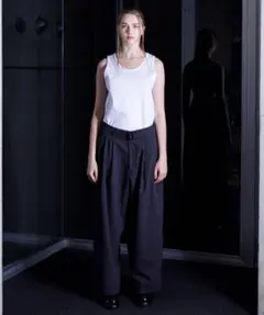 限定値下げ【VOAAOV】 Chic Tech Tuck Wide Slacks