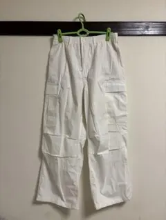 ワイドカーゴパンツ白　値下げ交渉ok！2000→1700