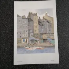 水彩画・抽象画ポストカード2枚セット