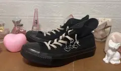 コンバース ブラック ハイカット スニーカー