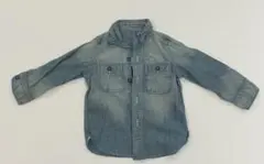 DENIM DUNGAREE（デニムアンド ダンガリー）長袖ダンガリーシャツ
