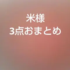 米様 リクエスト 3点 まとめ商品