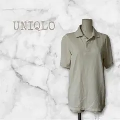 ￼ ユニクロ メンズ ドライ カノコ 半袖ポロシャツ 鹿の子 吸汗速乾　DRY