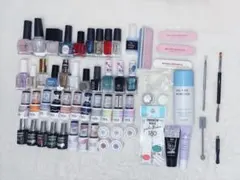 【バラ可】ネイル ポリッシュ20本 ジェル24本 他ネイル用品セット まとめ売り