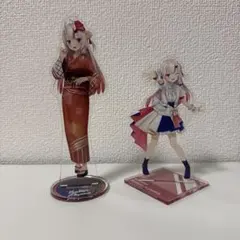 百鬼あやめアクリルスタンド2種とアクリルパネル