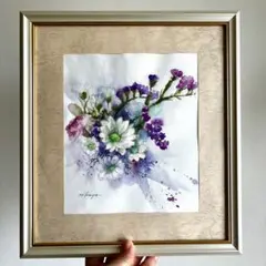 Limited 絵画 花 art 幸運 母の日 美術品 アネモネ 希少 幻想的 - メルカリ