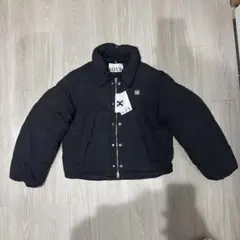 SATUR ブラック ダウンジャケット