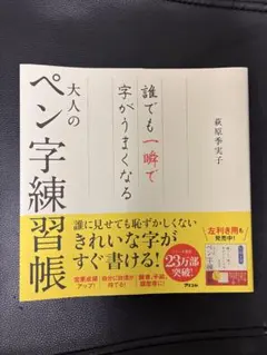 誰でも一瞬で字がうまくなる大人のペン字練習帳のサムネイル