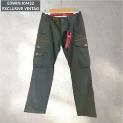 EDWIN KV452 EXCLUSIVE VINTAGE カーゴパンツ カーキ