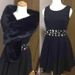 EMODA  リエンダ ファーショールセット ビジューワンピ 新品