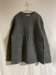 J.CREW ウールケーブルニット 巨人タグ