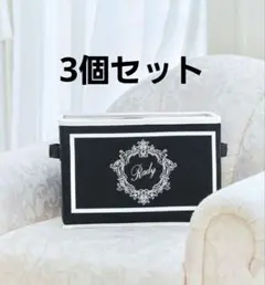 rady ホテルシリーズ　収納ボックス　ブラック　　3個セット