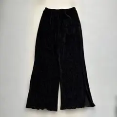 レイカズン　スリット　コーデュロイ　ワイドパンツ