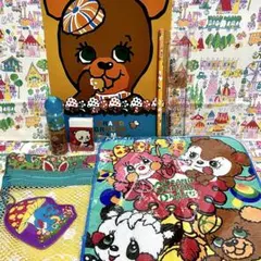 グラグラ グランドスラム 文房具 メッシュポーチ ノベルティ ミニタオル