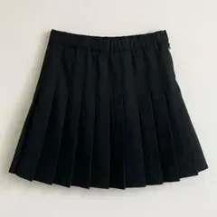【WEGO】ブラック プリーツ ミニスカート