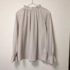 スタンドカラーフリル