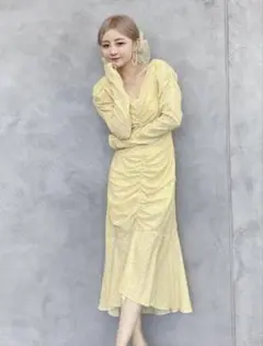 新品タグあり⭐︎eimy istoire フラワーギャザーワンピース