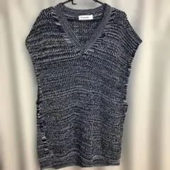 sulvam Asymmetry Tank Knit vネックベスト - メルカリ