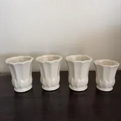 CLAY 花瓶 フラワーベース ミニアンソロジー ivory （4個入り）