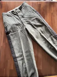 A19545 美品 whowhat 21SS リネンワイドスラックスベージュM - メルカリ