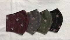 インナーマスク、立体、ガーゼ、和柄、花柄　4種　CC-5