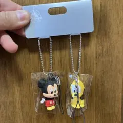 ミッキーマウス & プルート キーホルダーセット