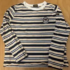 ミキハウス ダブルビー ボーダー ロンT 130センチ