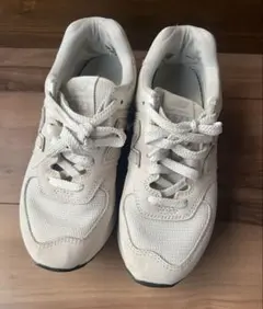 New Balance ホワイトスニーカー　574 厚底